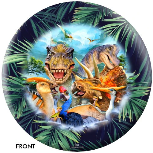 OnTheBallBowling Dinosaurs Ball 4 OnTheBallBowling Dinosaurs Ball - Image 2