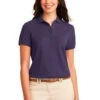 Port Authority Womens Silk Touch Polo Shirt Eggplant -Bowling Shop 43b9af04 68d8 4642 bc25 a9c87e484a1f