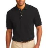 Port Authority Mens Pique Knit Sport Black -Bowling Shop 4491a93a e95b 41ab a3a9 b2beb85232f7
