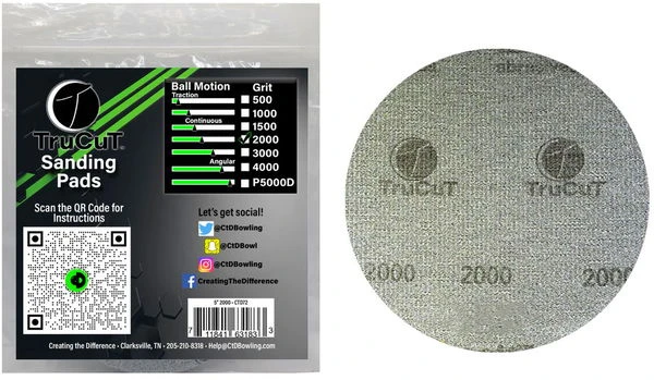 CtD TruCut 2000 Grit Sanding Pad 3 CtD TruCut 2000 Grit Sanding Pad