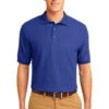 Port Authority Mens Silk Touch Polo Shirt Mediterranean Blue -Bowling Shop 905cd2be 3bd2 433f a3cd ad0e60581de7