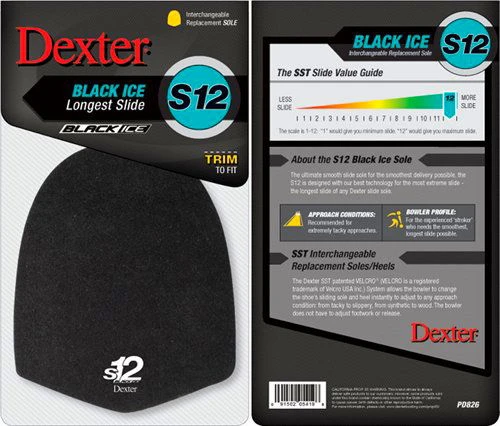 Dexter S12 Black Ice Replacement Slide Sole 3 Dexter S12 Black Ice Replacement Slide Sole