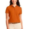 Port Authority Womens Silk Touch Polo Shirt Texas Orange 1 Port Authority Womens Silk Touch Polo Shirt Texas Orange -Bowling Shop b49fcac7 538c 4011 b77a 0595049eedce