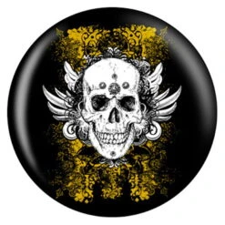 OnTheBallBowling Grunge Skull