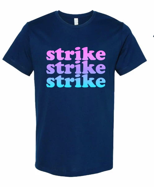Exclusive Bowling.com Strike, Strike, Strike T-Shirt 3 Exclusive Bowling.com Strike, Strike, Strike T-Shirt