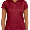 Harriton Womens 4 Oz Polytech Polo Maroon -Bowling Shop c2297f04 4611 4147 af57 fee312cf1f35