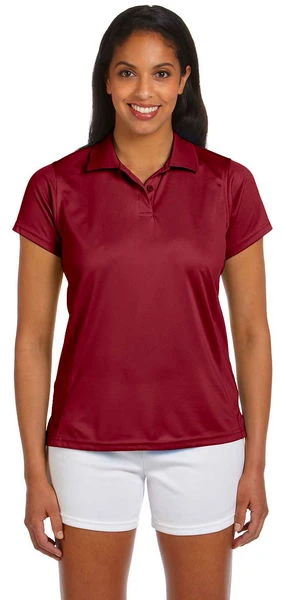 Harriton Womens 4 Oz Polytech Polo Maroon 3 Harriton Womens 4 Oz Polytech Polo Maroon