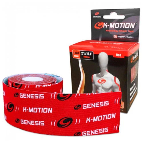 Genesis K-Motion Tape Roll Red 3 Genesis K-Motion Tape Roll Red