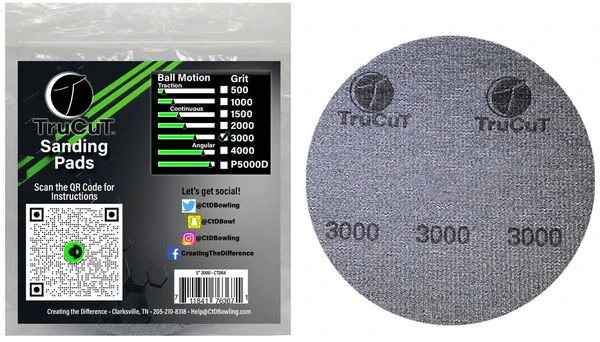 CtD TruCut 3000 Grit Sanding Pad 3 CtD TruCut 3000 Grit Sanding Pad