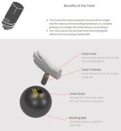 JoPo Twist Outer Sleeve Black -Bowling Shop e2b8cd9c 78b0 4c1b 8bfd 37936372881e