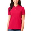 Port Authority Womens Pique Knit Sport Red